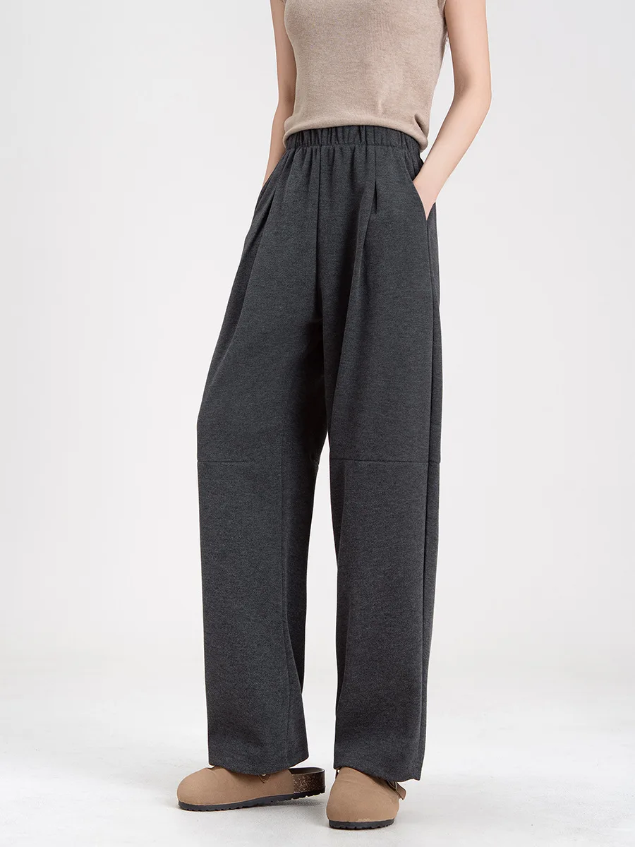 Broek met wijde pijpen Comfortabel Dames Herfst Wijde pijpen Ademend Frans Delicaat Modern Professioneel Dagkleding Softshell Elastisch Woon-werkverkeer