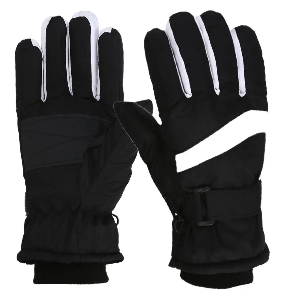 Fashion Anti-slip Full Finger Ski Gloves Thickening Windproof Touch Screen Gloves Winter Warm Unisex Sports Gloves