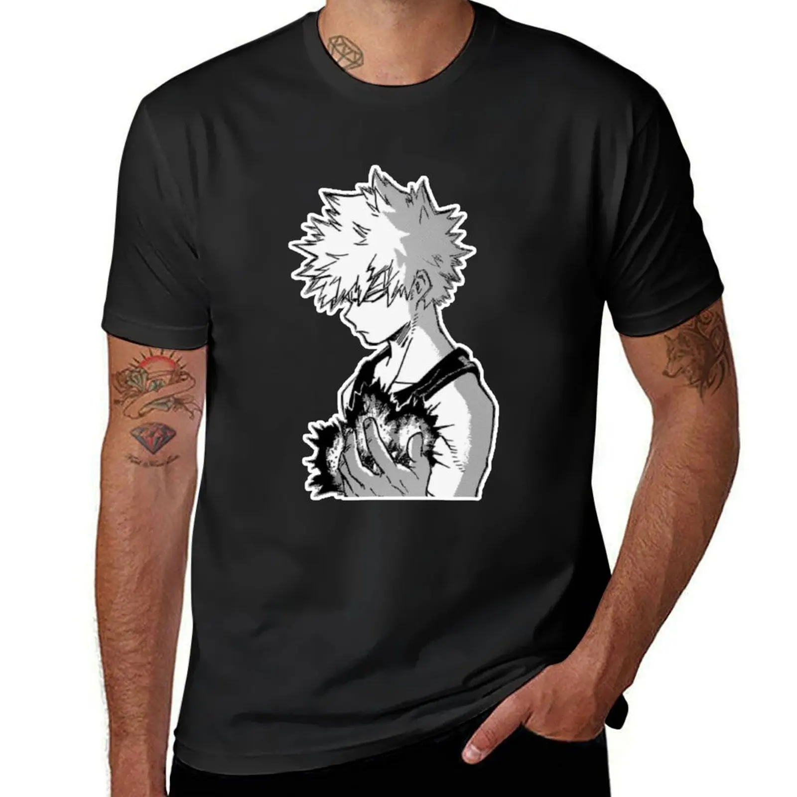 

Bakugou Explosion T-Shirt animal prinfor boys hippie clothes anime clothes men graphic t shirts