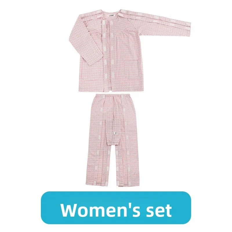 Easy To Put on And Take Off Nursing Suits for Arm and Leg Fractures After Surgery. Acupuncture and Physiotherapy Suits