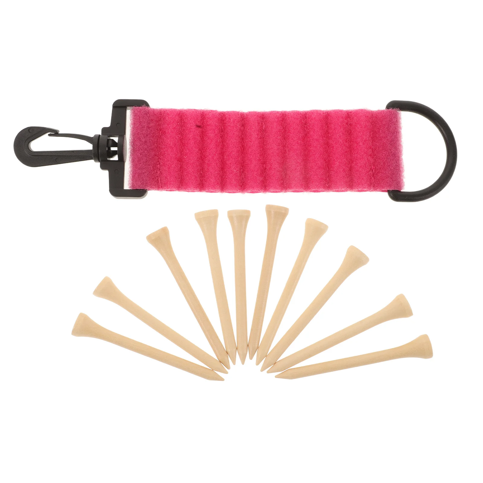 حامل تي شيرتات الجولف البلاستيكي مع مشبك قوي، تخزين سهل الوصول لملحقات الجولف، منظم تي شيرت متعدد الاستخدامات أثناء التنقل #2