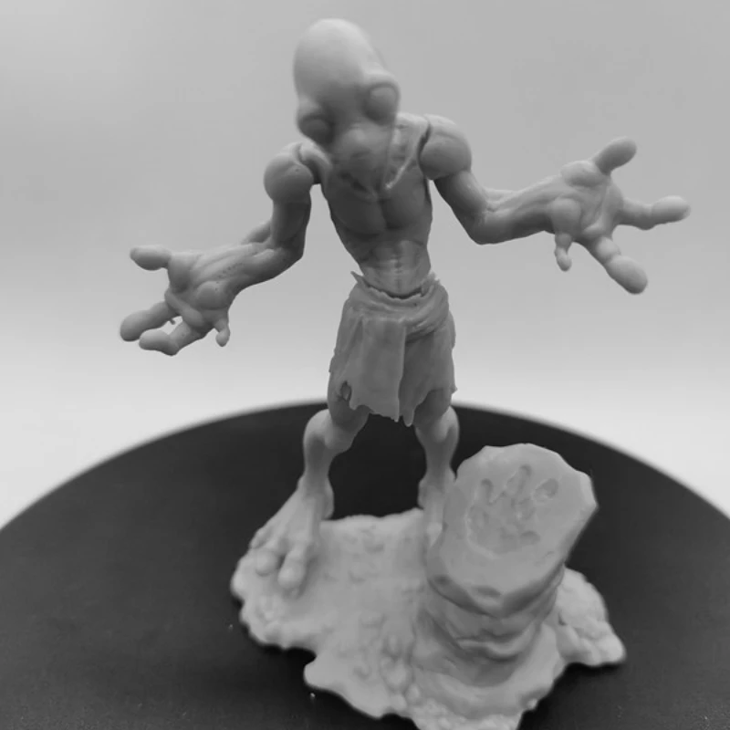 

Масштаб 1/24, 75 мм, фигурка из смолы, водяной монстр, сделай сам, сборная модель, комплект, разобранная и неокрашенная 3D-статуя, игрушка