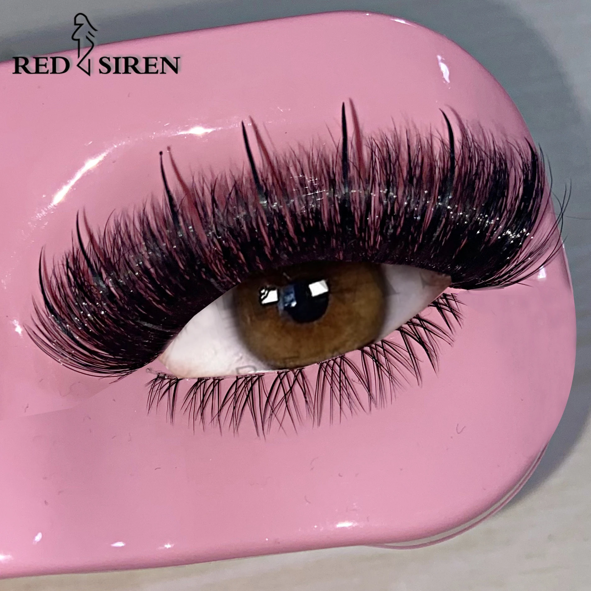 New Wispy Fluffy Faux Mink Lashes Wholesale Private Label Russian C/D Curl Natural Strip Eyelash Extensions