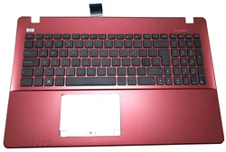US keyboard FOR ASUS X550C K550 A550C A550VB Y581C X550 W30 With C shell cover Red New English