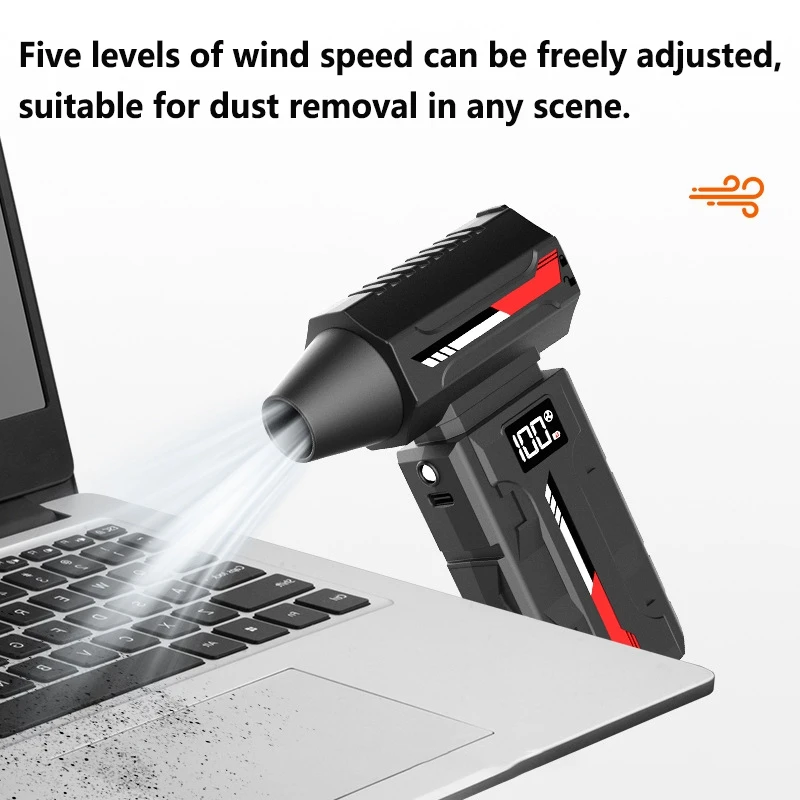 

130000RPM Mini Violent Fan Brushless Motor Turbo Fan High Power High Speed Super Strong Blowing Water Dust Removal