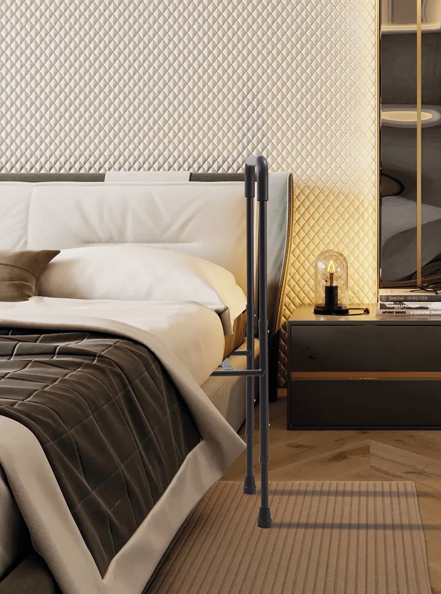 ارتفاع قابل للتعديل السرير مساعدة السكك الحديدية لكبار السن البالغين كبار السن منع السقوط درابزين سرير أمان إعادة التأهيل العلاج الإمدادات