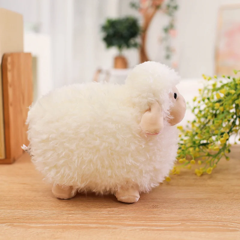 Superzacht pluche lamskussen, schattig knuffelspeelgoed voor decorgeschenken en comfort