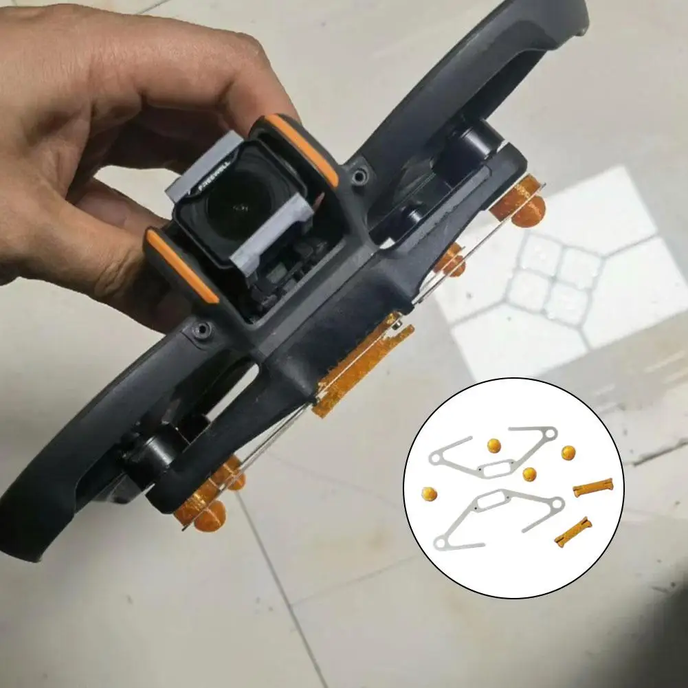 Untuk DJI AVATA2 Buffer CT4 Titanium Alloy Chassis Armor melindungi dan lengan dari Motor jatuh secara efektif dampak kerusakan Preve V5M1