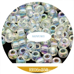Miyuki Beads Japan Imported 6/0 Unniform Size Round Beads 4mm Light Color Series for Women Accessories