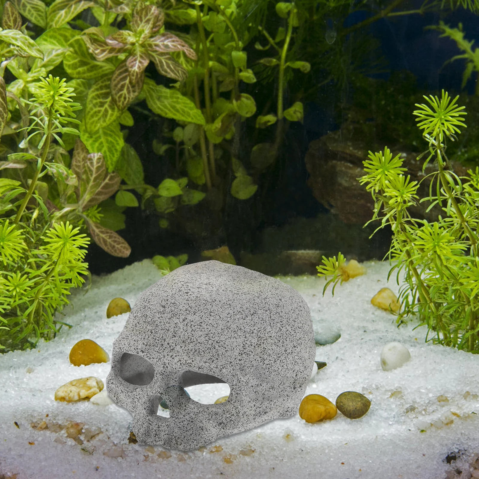

Aquarium Stone Cave Fish Tank Decor Durable Ceramic Pot Unique Shape Safe for Fish Freshwater Environment Home Decoration Pet