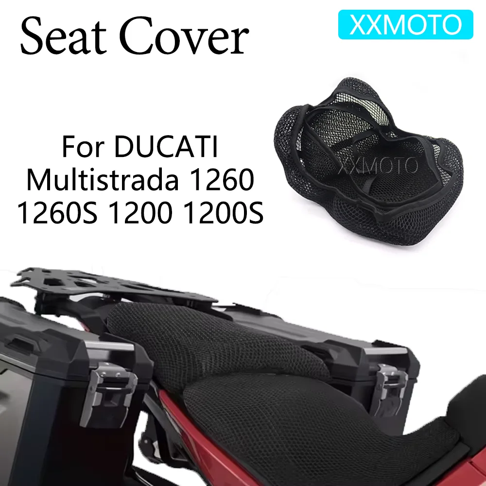 

For DUCATI Multistrada 1260 1260S 1200 1200S Motorcycle Seat Cover Heat Insulation 3D Breathable Non-Slip Protection Cushion