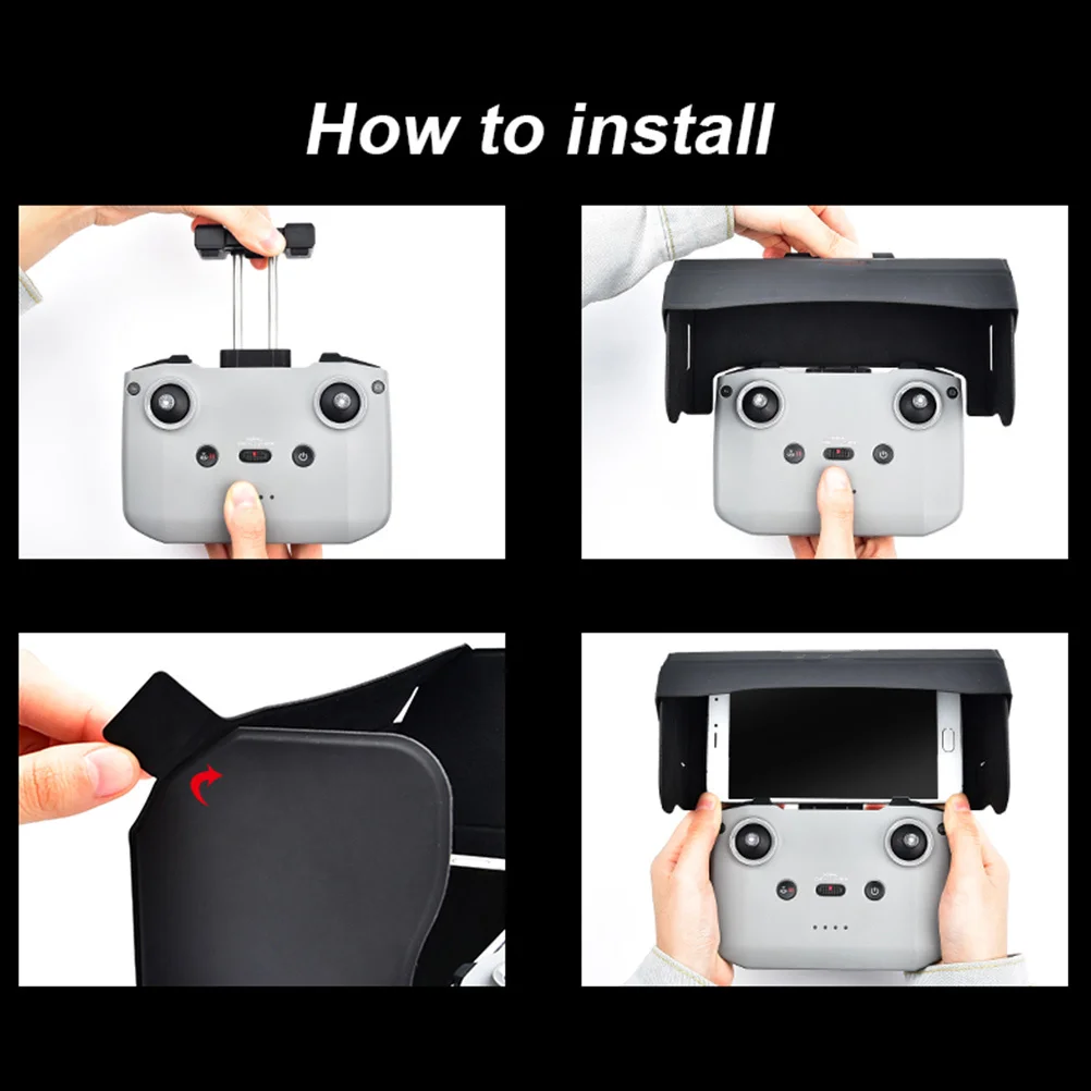 

Remote Controller Sunshade Foldable Cover Compatible Mini 2 Air 2 Anti-Reflection Magnetic Design Portable Drone
