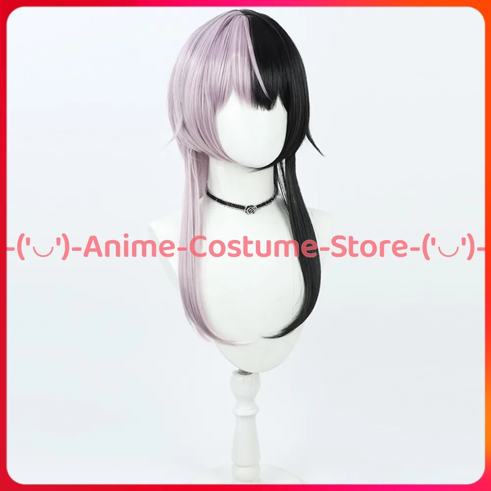 Hololive E VTuber Shiori Novella شعر مستعار تأثيري أنيمي شخصية هالوين كرنفال زي حفلة الباروكات مقاومة للحرارة الشعر الاصطناعية