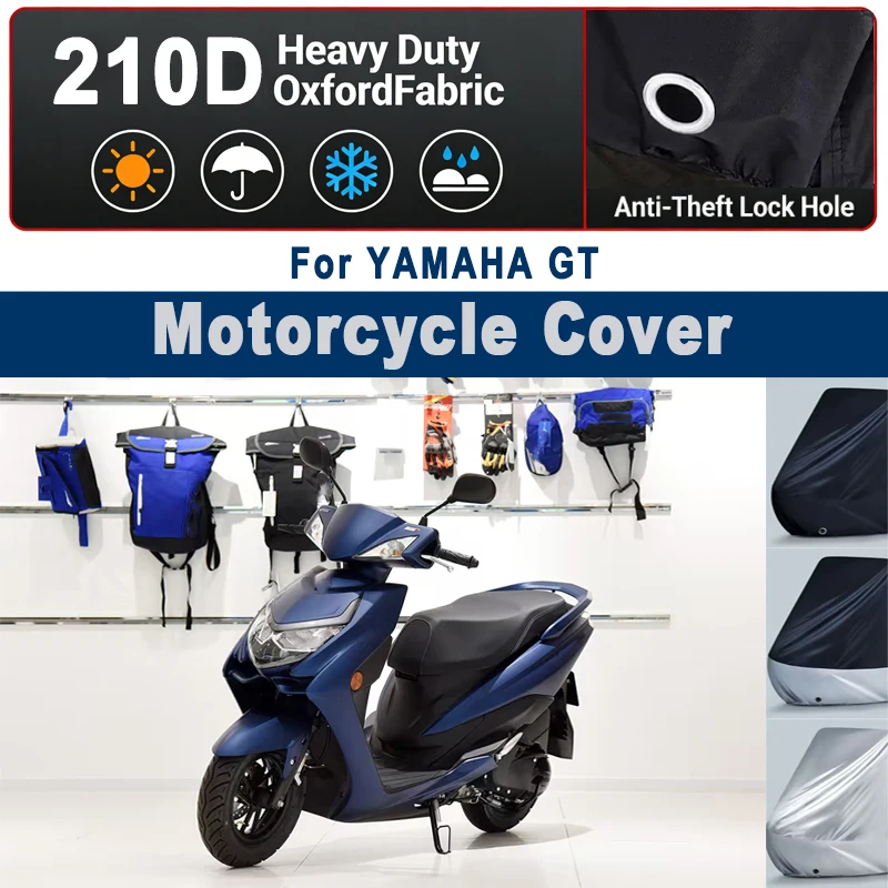 

No Ear Motorcycle Cover For YAMAHA GT - Outdoor Full Body Protection, Waterproof Dustproof Sunscreen Moto Accessory