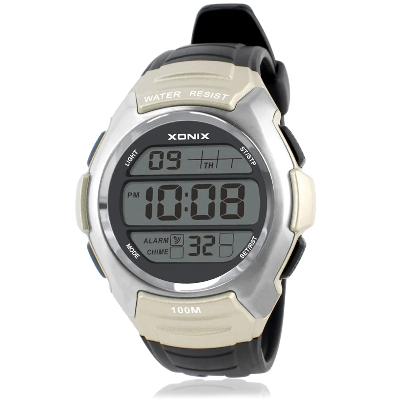 

XONIX 2025 New Men Classics Sports Watches Countdown Double Time Alarm Digital Wristwatches Waterproof 100m Relogio Masculino GO