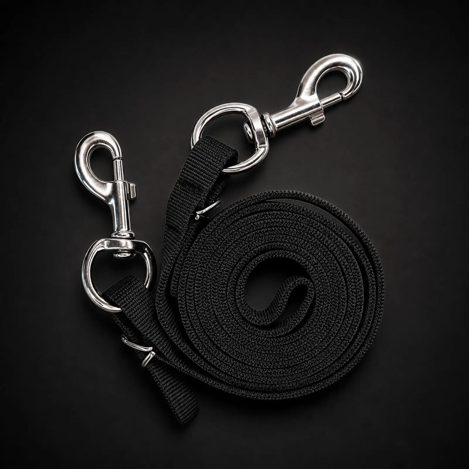 Nylon Reins Comfortable Reins with Snap Hooks Tack Long-Lasting Double-Layer for Equestrians, Equestrian Riding, Schooling