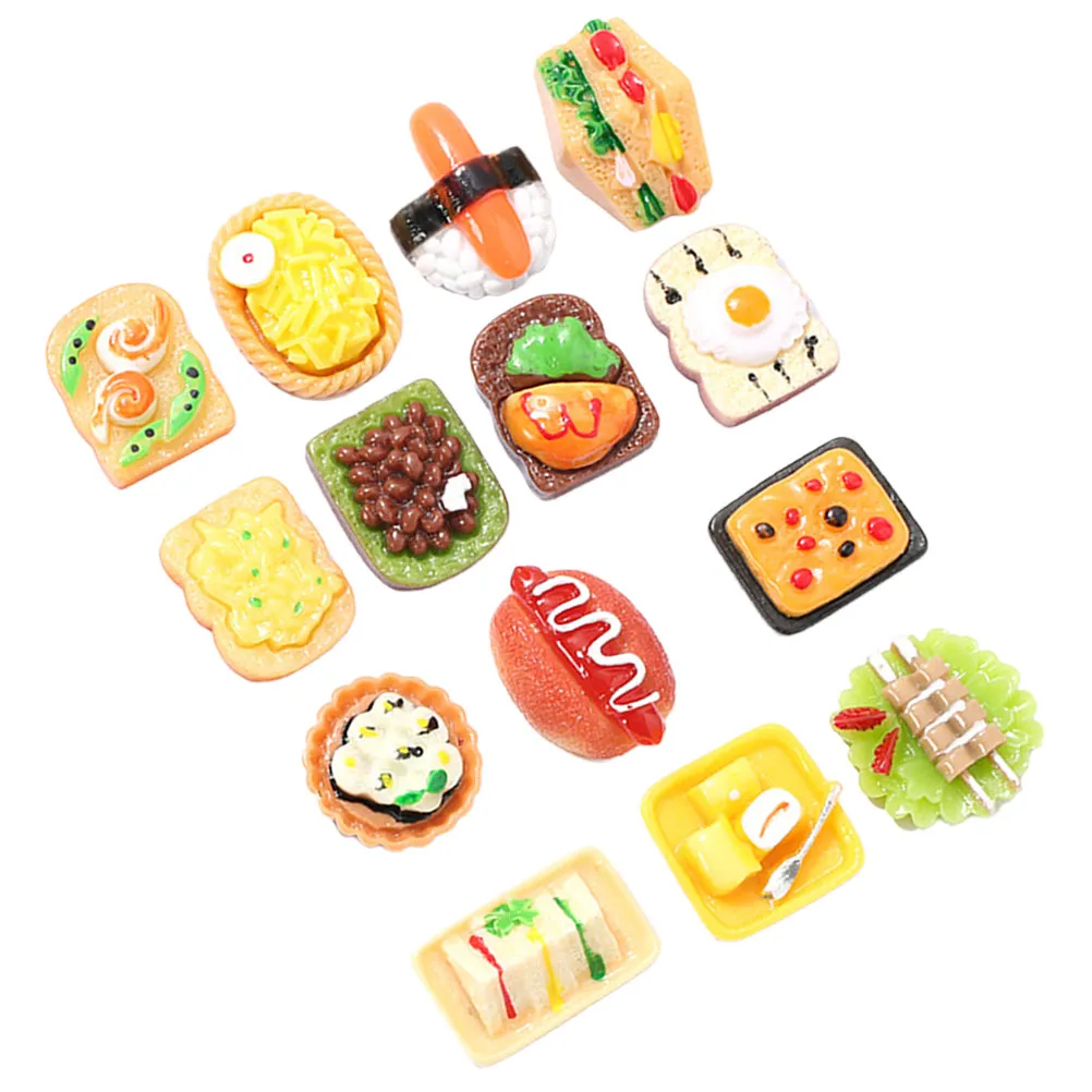 

15Pcs Simulated Bread Pizza Realistic Artificial Food Home Decoration Kitchen Pretend Play Miniature Food Prop Photo Decoration