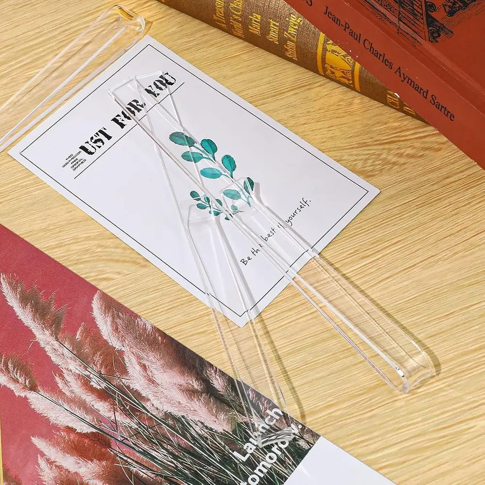 1pair Accessories Easy Reading Piano Music Book Clip Clear Piano Supplies Music Binders Clip Acrylic Music Stand Clips