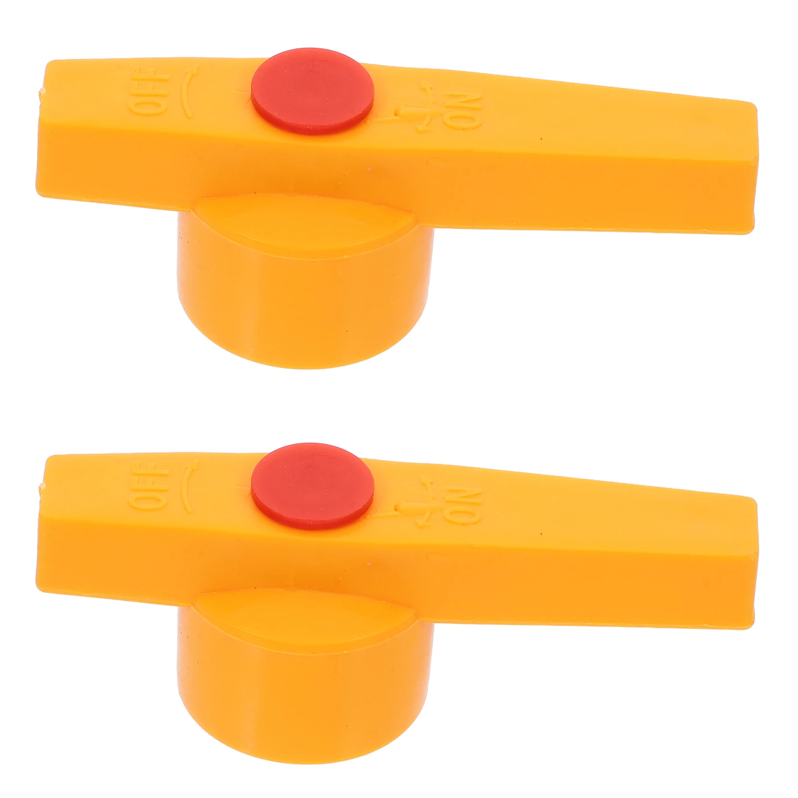 

2pcs Plastic Ball Handle Replacement Water Shut Off Valve Handle For Sprinkler Water Purifier Quick Connect Fittings