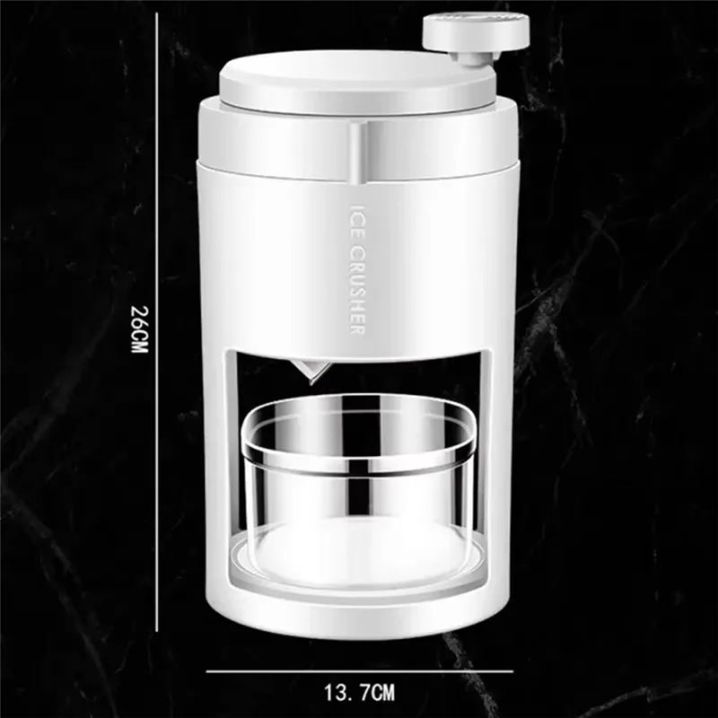 

ALIM-Portable Manual Ice Crusher,Multi-Function Smoothie Maker,Handheld Ice Shaver For Home Kitchen,Compact Hail Breaker Tool
