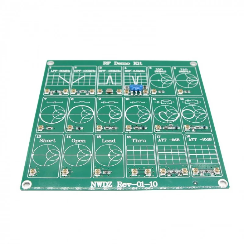 Décent brage de l'analyseur d'antenne de démonstration radio NanoVNA, kit de démonstration RF