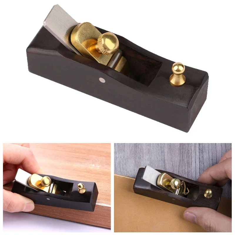 

Mini Woodworking Planer Knife Trimming Tool European-style Chamfering Hand Planes Carpenter Ebony High-carbon Steel Wood Planer