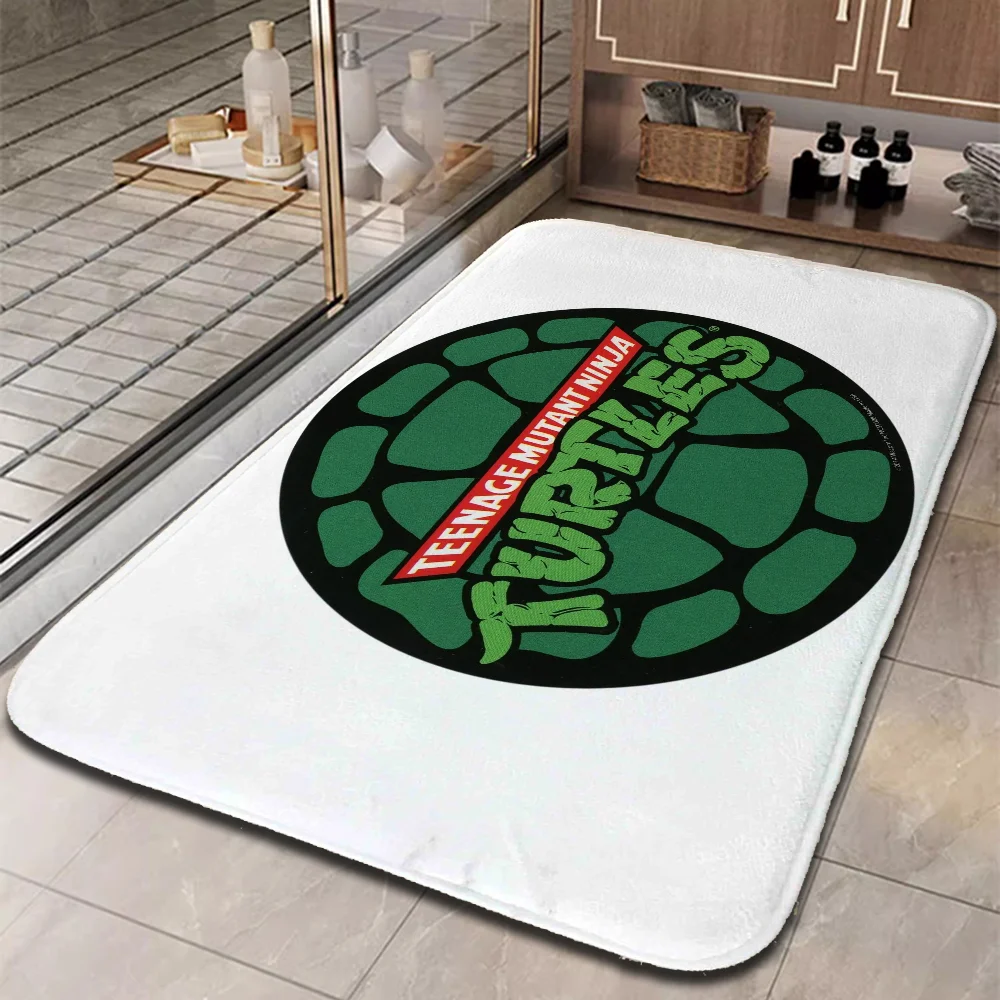 Custom Game T-Teenage Mutant Ninja Turtles Bathroom Mat Doormat Entrance Door Floor Noise Mat Bedroom Carpet for Kitchen Home