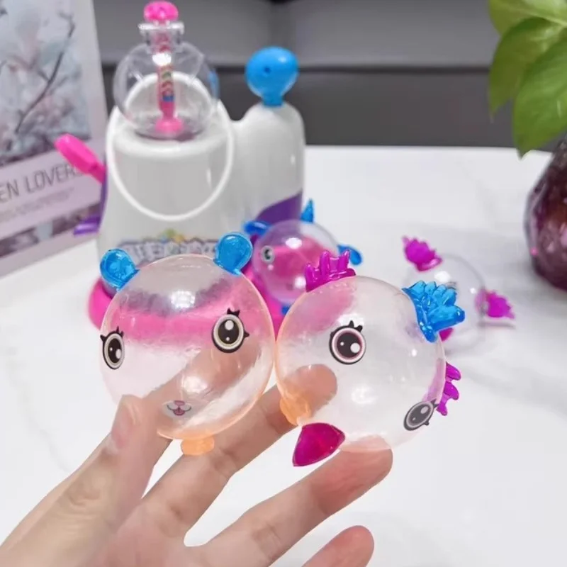 In Stock Magic Sticky Happy Diy Animal Monster Toy Theme For Boys Girls Assembled Bobo Sticky Toys Anti-Stress Toy