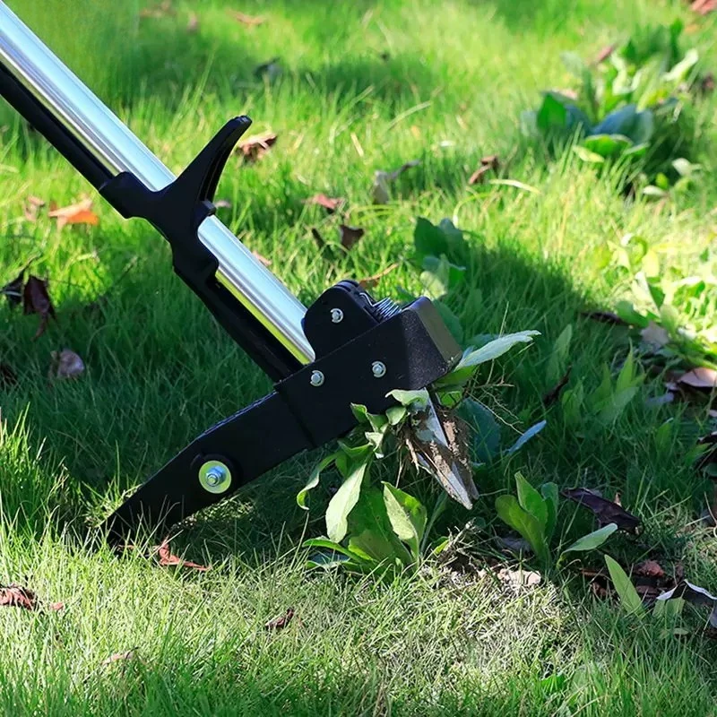 Manual weeding device, lawn court weed pulling, no bending weeding artifact, labor-saving weeding tool