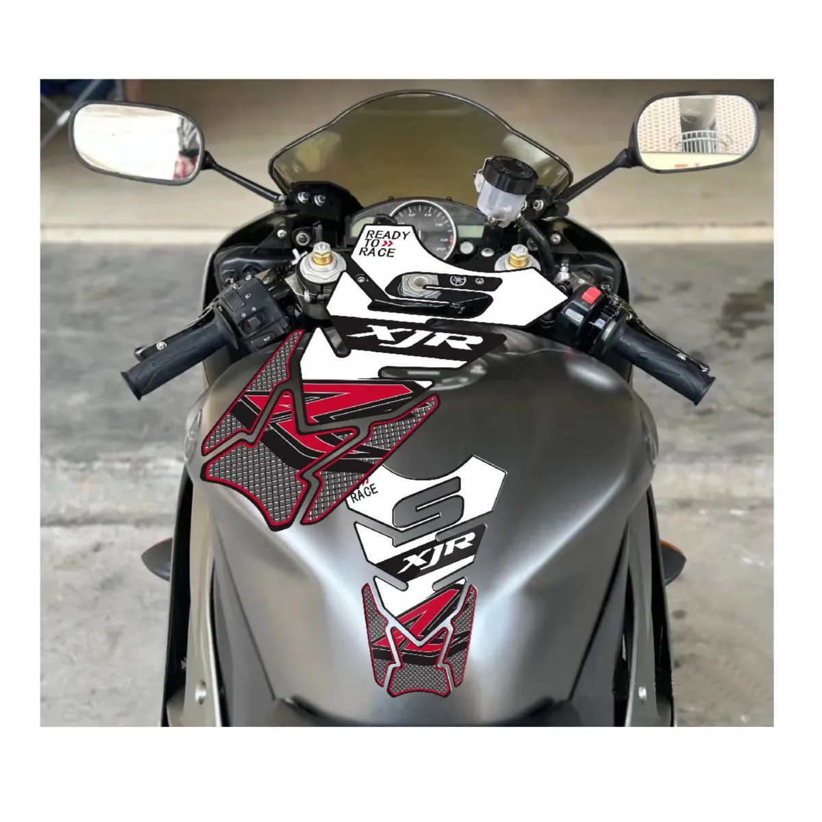 3D Motorcycle Fuel Tank Cap Pad Protector Stickers Decals For YAMAHA XJR400 XJR1300 XJR1200