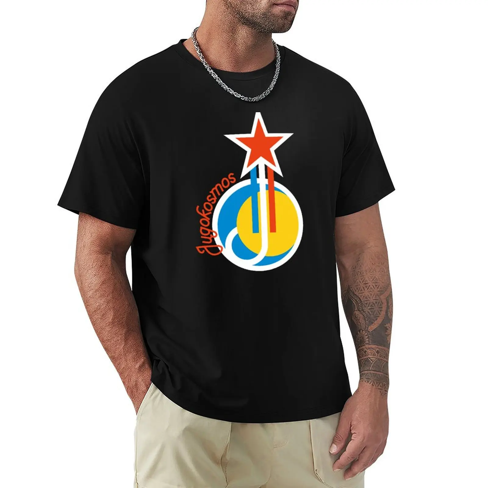 Jugokosmos - Yugoslav Space Program T-Shirt t shirt man designer T-Shirt