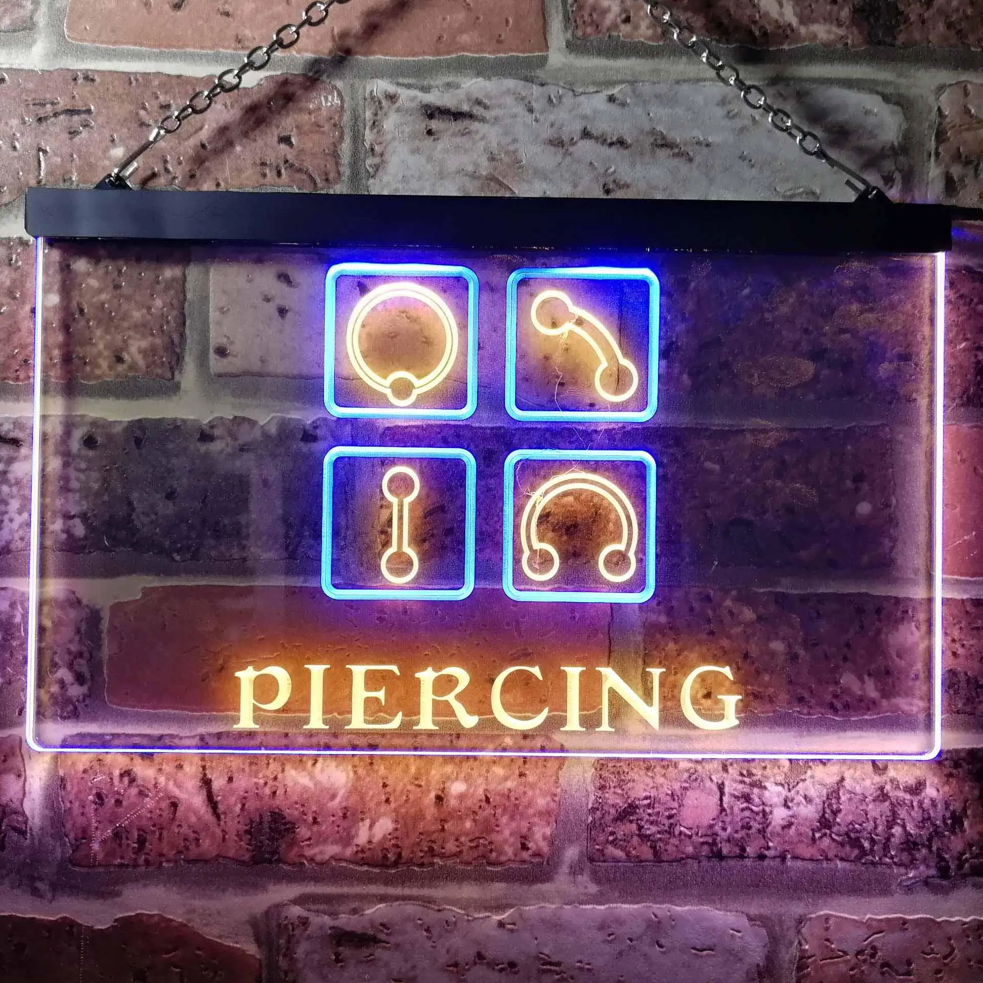 

PIERCING Двухцветная светодиодная неоновая вывеска st6-i0325
