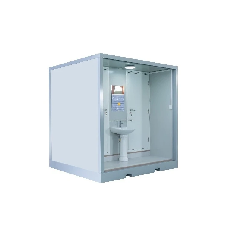 Sanitário Portátil Inteligente Moderno para Ambientes Públicos - Durável, Ecológico, Respirável, de Fácil Instalação para Parques e Áreas Externas