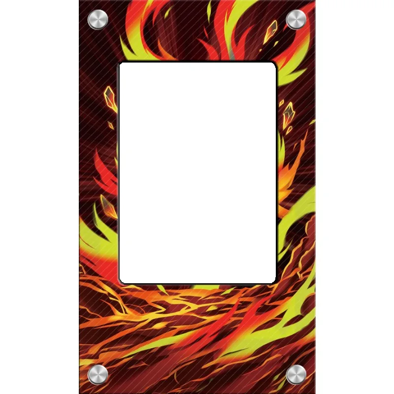 Art Display for Pokemon Camerupt Card PTCG Keychain Anime Game Collectibles Anime Merchandise Acrylic Protective Case Toys Gift