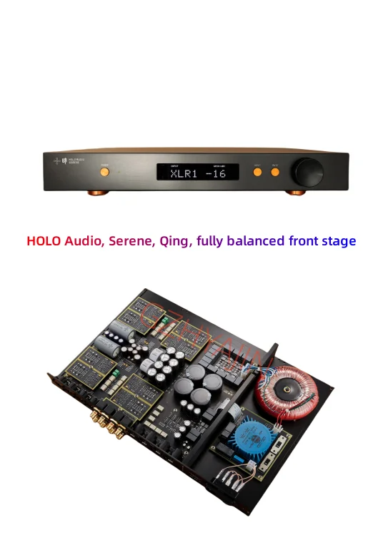 

New HOLO Audio, Serene, Qing, fully balanced front stage