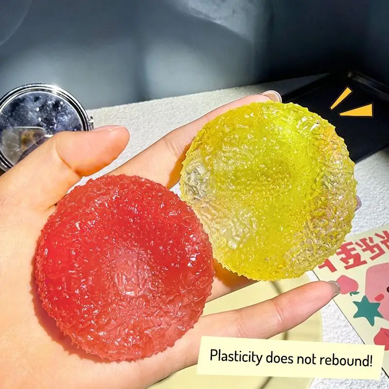 Sensory Slushie Squeeze Ball 1PC Crunchy Reusable Crackling Toy Stress Relief for School Home Desk Decor