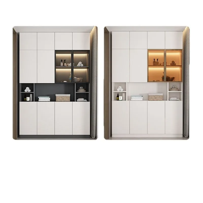 

Popular balcony locker light luxury modern storage cabinet household living room screen partition shoe entrance integrated