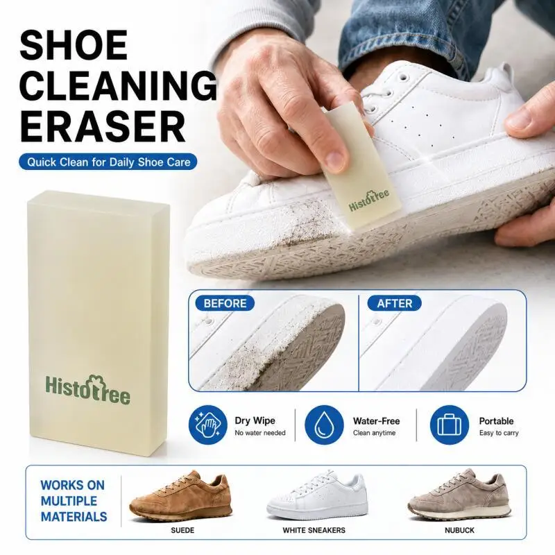 1PC-Suede Shoe Cleaner , Quick-Dry No-Rinse Stain Eraser for Sneakers & Snow Boots