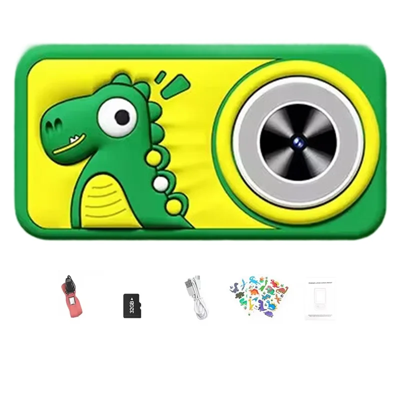 

BEDW-1080P HD Camera For Toddler 2.4Inch Screen Autofocus Cute Cartoon MP3 Video Selfie Camera For Xmas Birthday Gifts