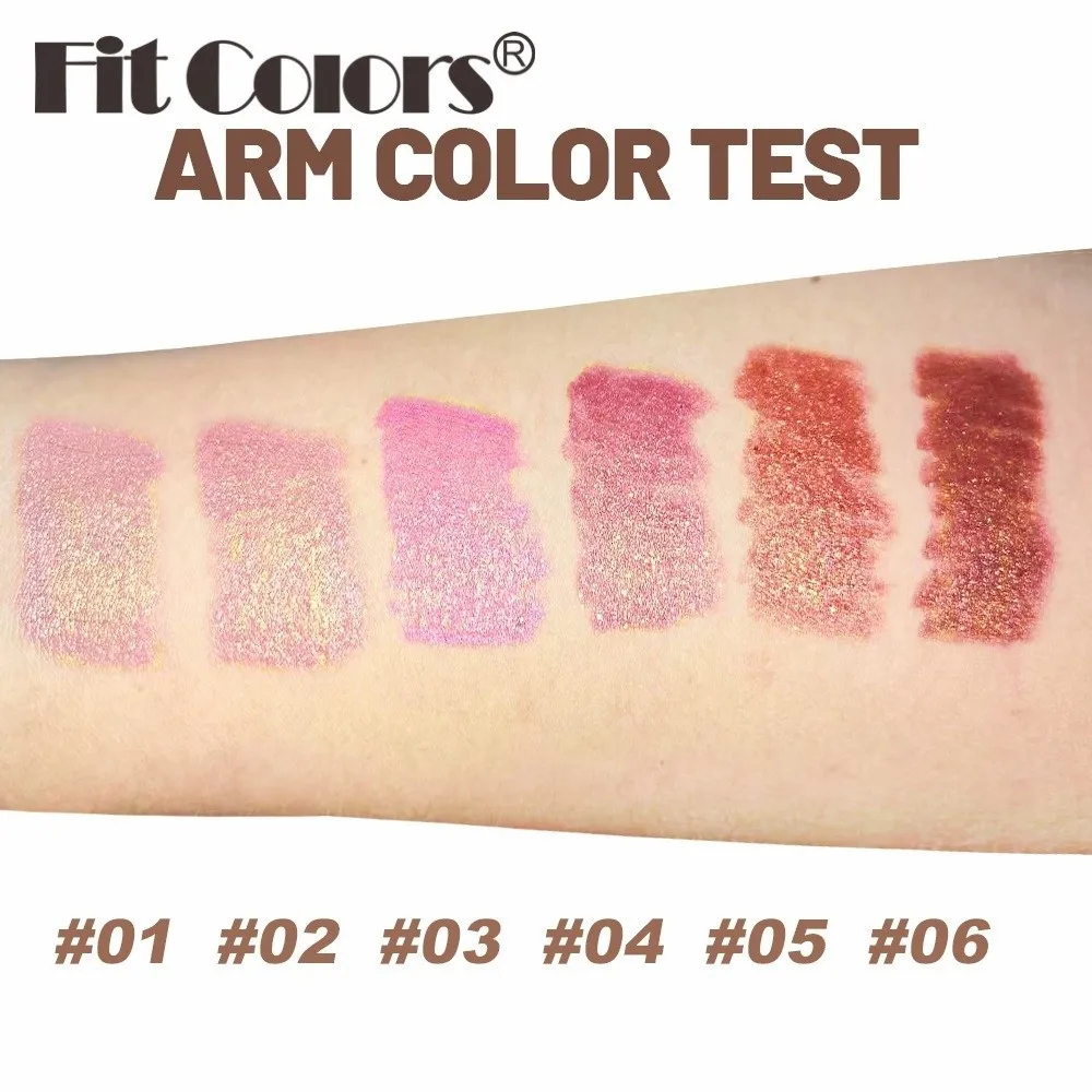 Nieuwe Matte Afwerking Lippen Lipliner Potlood Waterdichte Langdurige Lipstick Lipliner met Gouden Glitter Glanzende Lipliner Dagelijkse Make-up