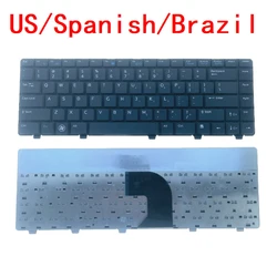 New US Spanish Brazil Laptop Keyboard For Dell Vostro 3300 3400 3500 v3500 v3300 v3400 P10G Notebook PC Replacement V3300