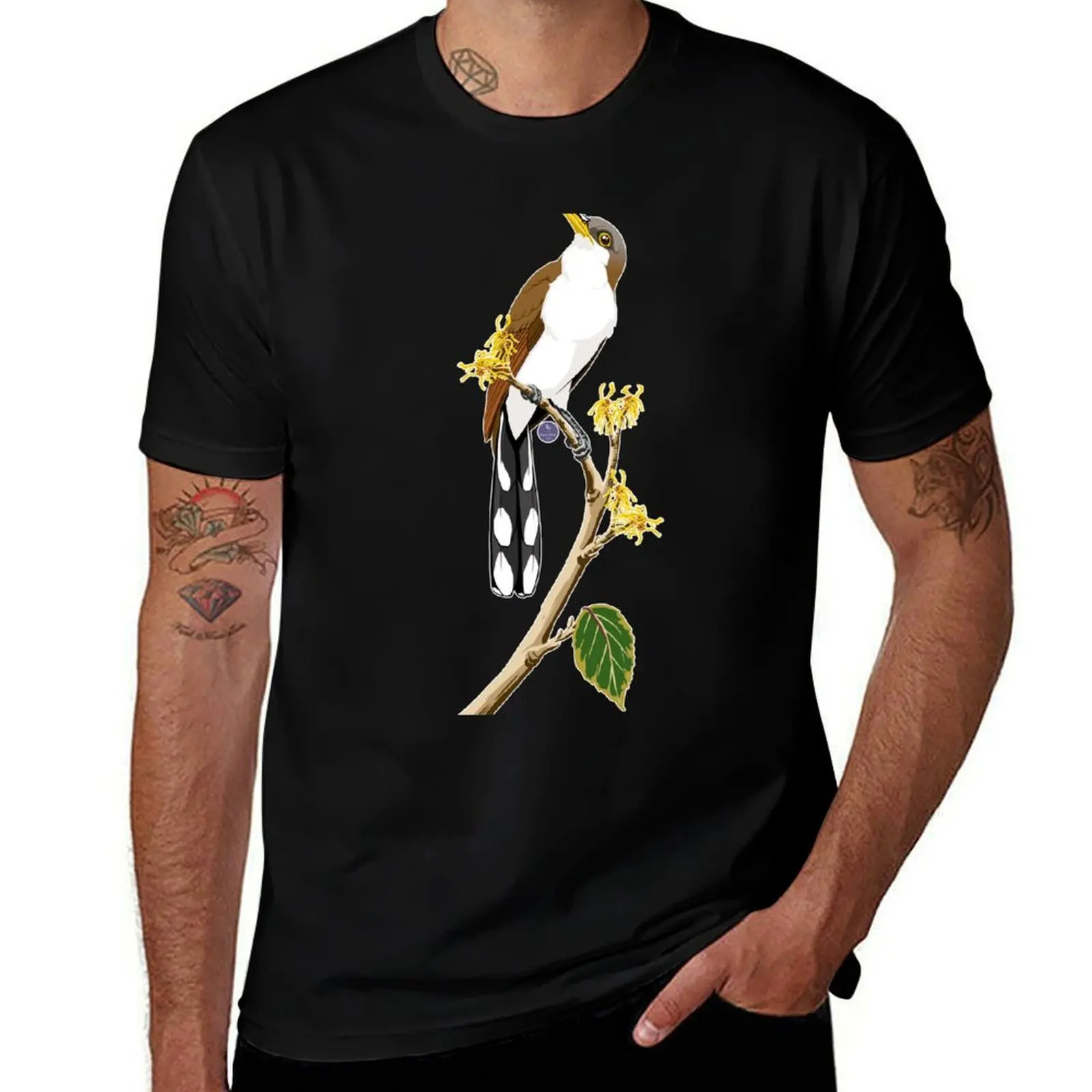 

Yellow-billed Cuckoo T-Shirt cotton man t-shirts plain blacks essential t shirt mens t shirts