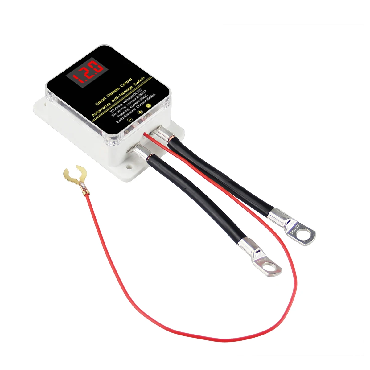 Interruttore automatico di disconnessione della batteria per auto RV camion 12V 200A Display digitale a LED Interruttore antifurto per batteria