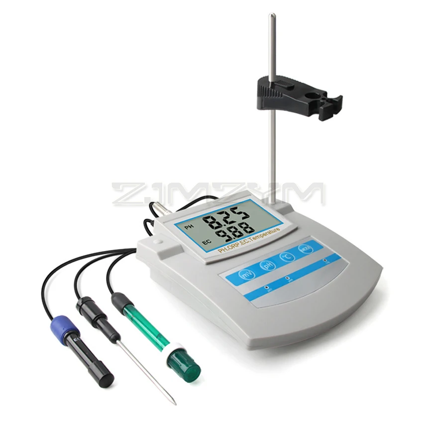 Imagem -02 - Monitor de Qualidade da Água para Piscina ph Orp Tds ec cf Temperatura Tester Bancada Medidor para Aquário e Laboratório Phs26c em 1