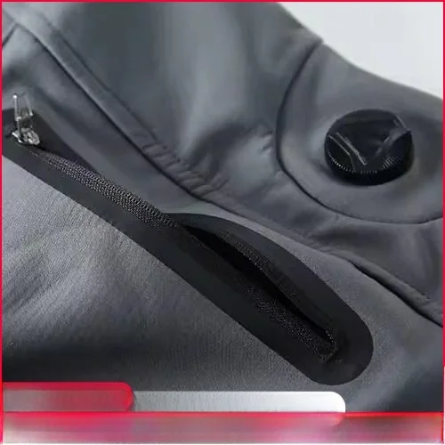 

Водонепроницаемые мужские уличные мягкие повседневные брюки на подкладке Fce с регулируемой талией и завязкой на ручке, удобные прямые брюки для погоды...