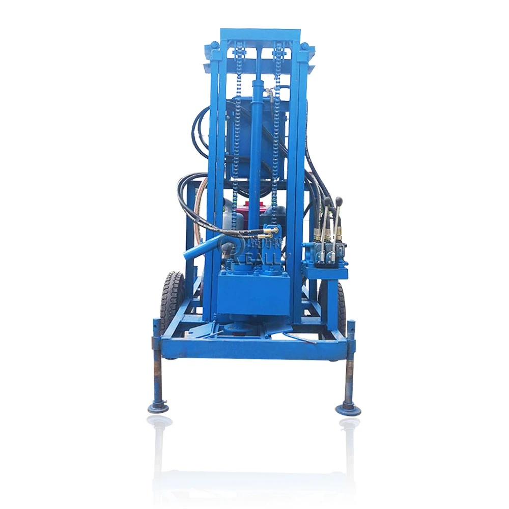 ポータブル水掘削機,小型油圧ディーゼル機,CE, 8hp