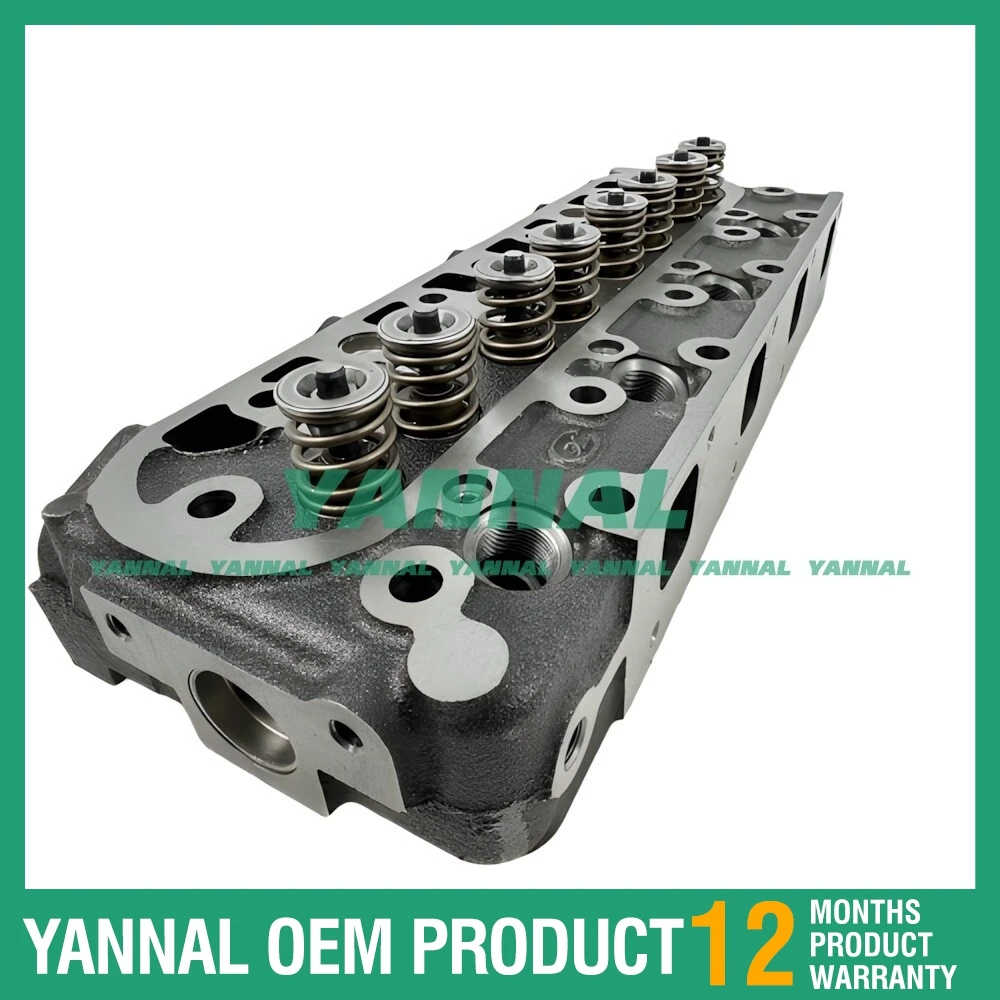 Головка блока цилиндров V1305 V1305-E-D12 в сборе с клапанами для трактора Kubota B2710 Головка блока цилиндров V1305 V1305-E-D12 в сборе с клапанами для трактора Kubota B2710