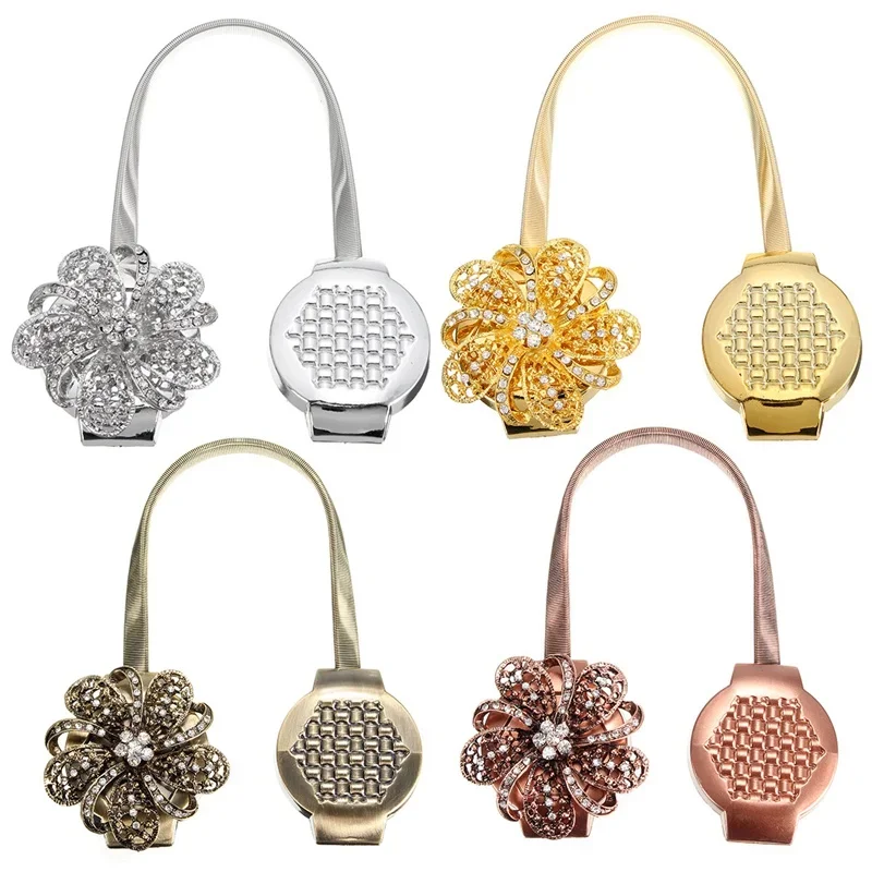 Flower Shape Magnetic Curtain Tieback Window Curtains Modren Home Decoration Curtains Buckle Curtain Accessories