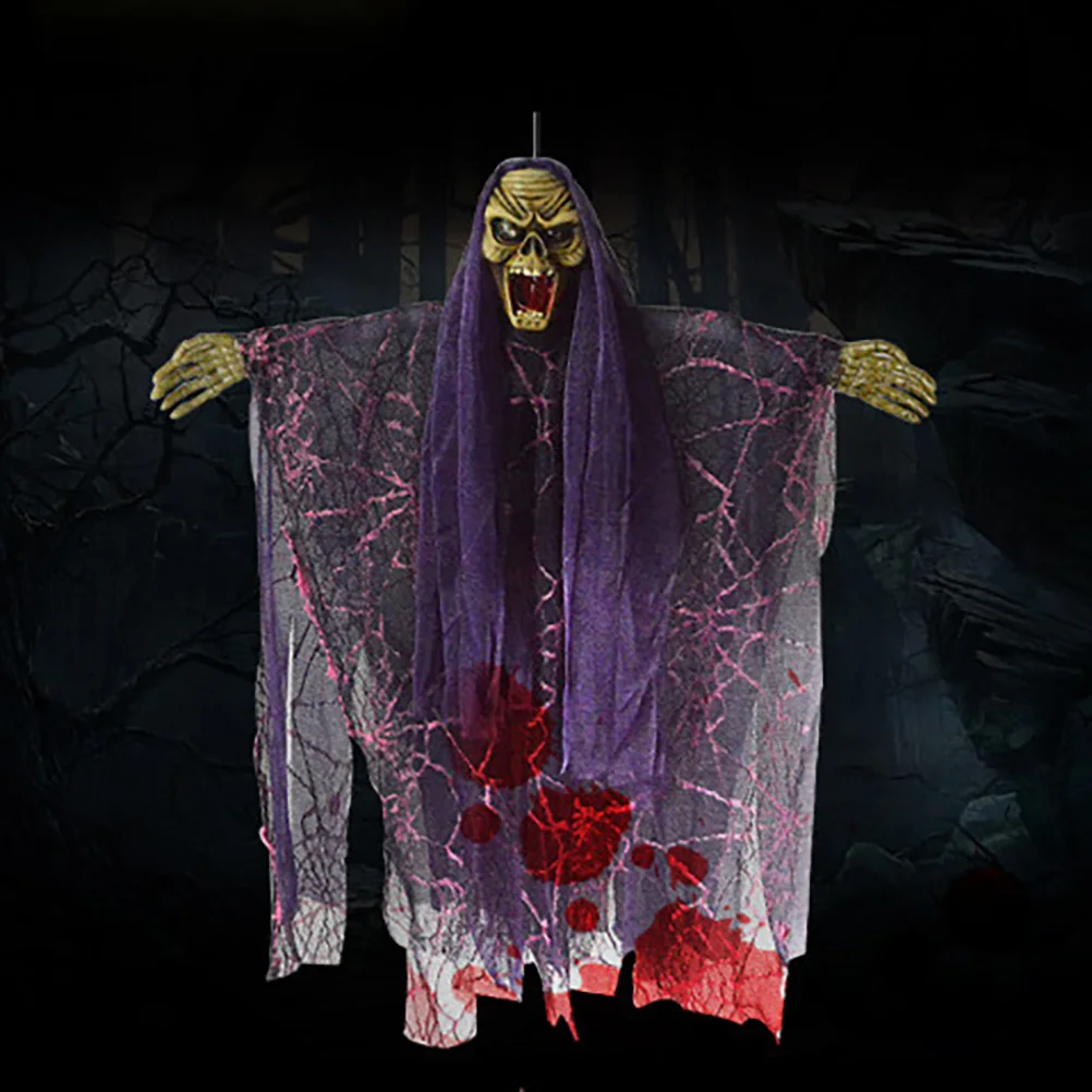 

Unique Effects Hanging Ghost Halloween Decors Toy Halloween Decor Witch Props Festive Lighting