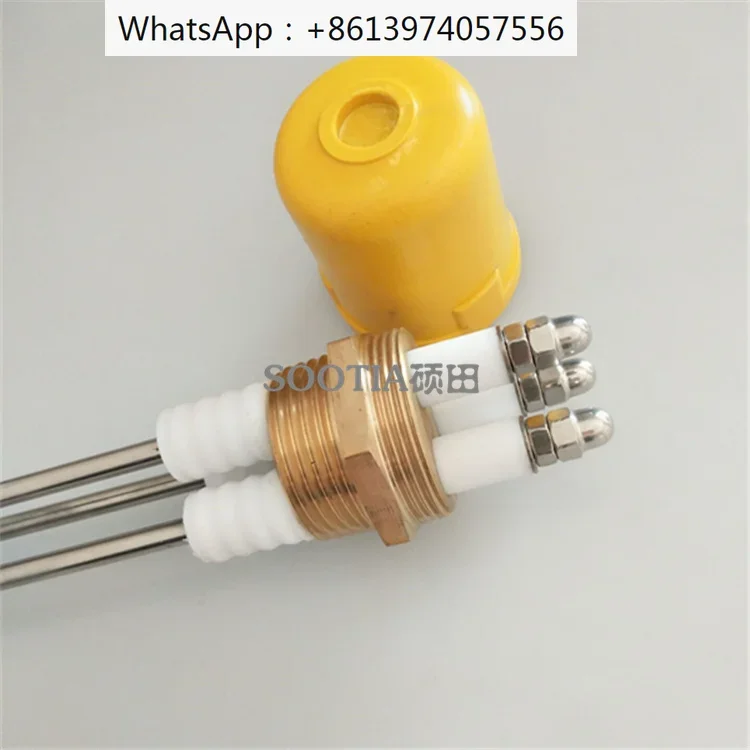 Three-pin water level electrode sensor, boiler electrode, water level probe, steam generator retainer, one inch and three pins